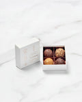 Not just a truffle: geschenkdoos met 4 chocoladetruffels