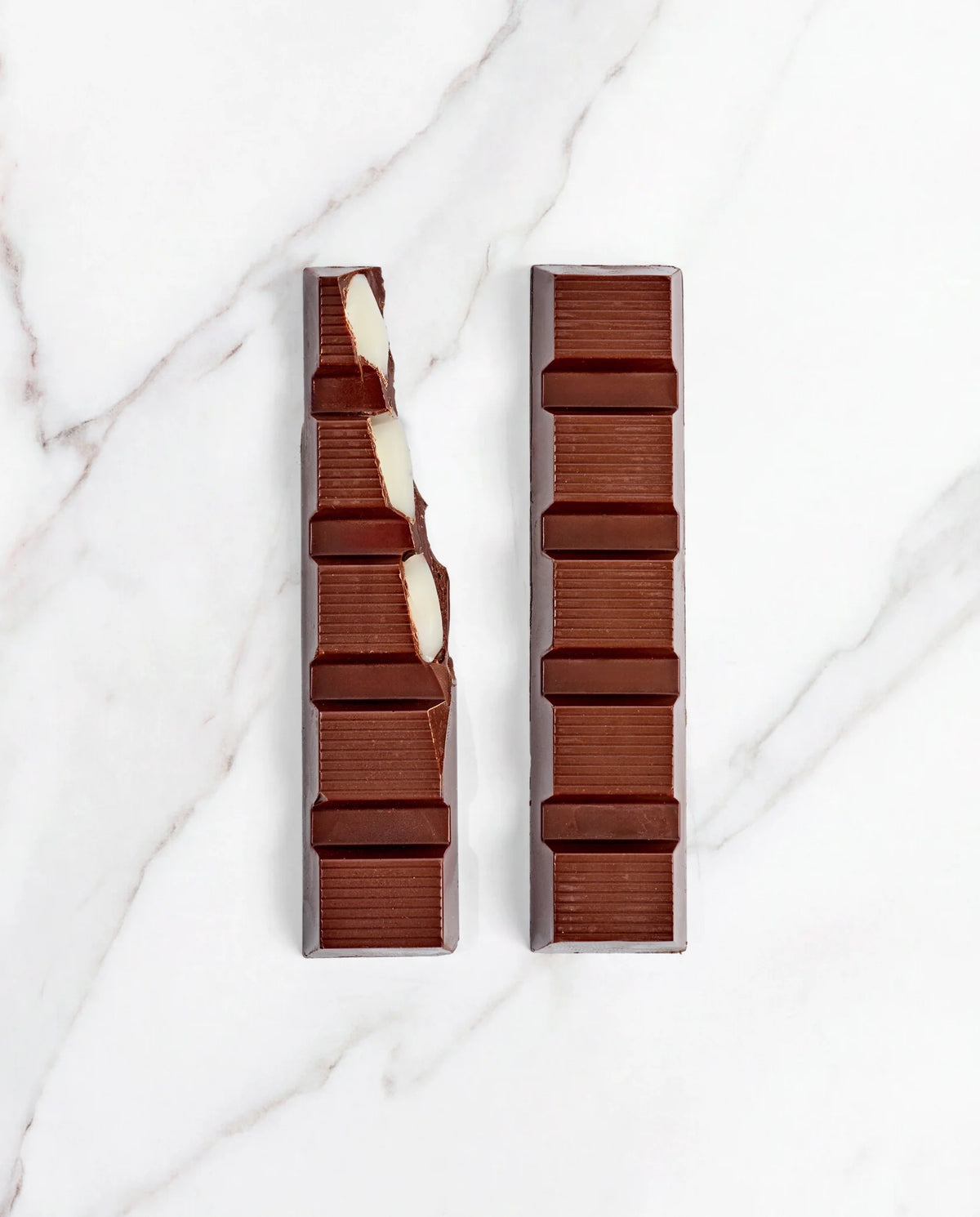 Donkere chocoladereep met vanillecrème