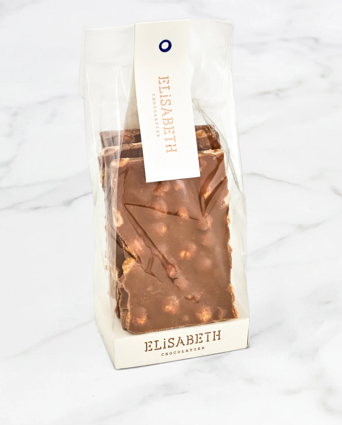 Melkchocoladebrokken met hazelnoten