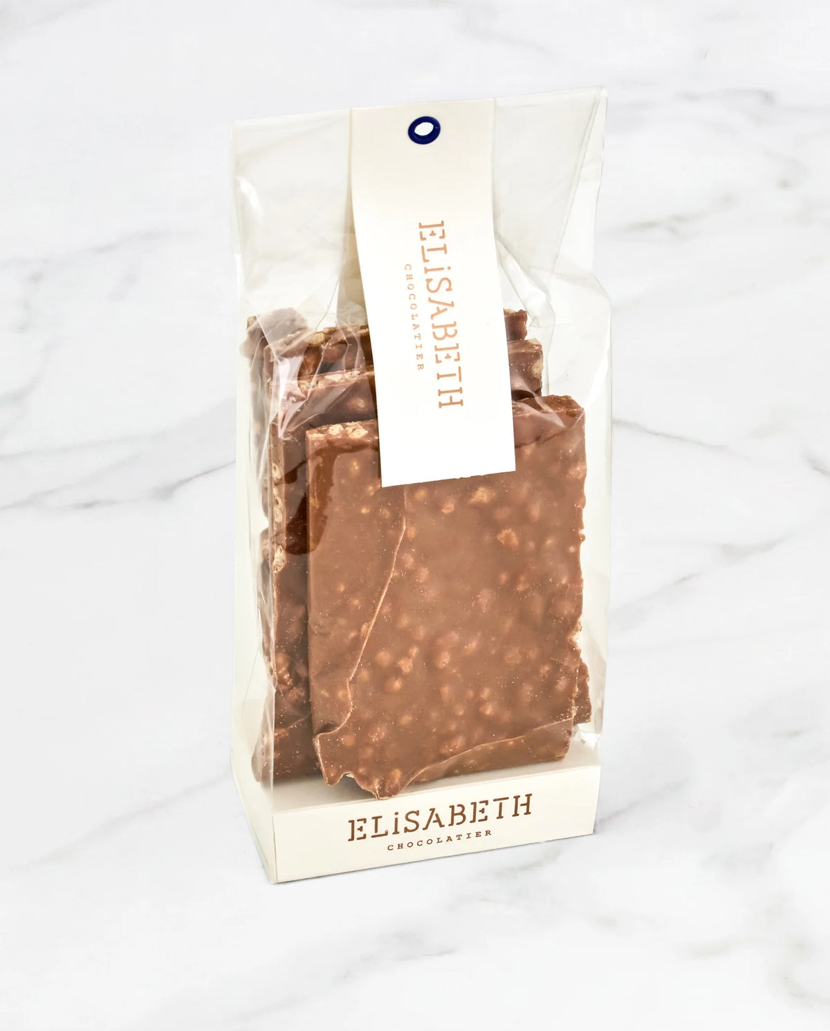 Melkchocoladebrokken met gepofte rijst