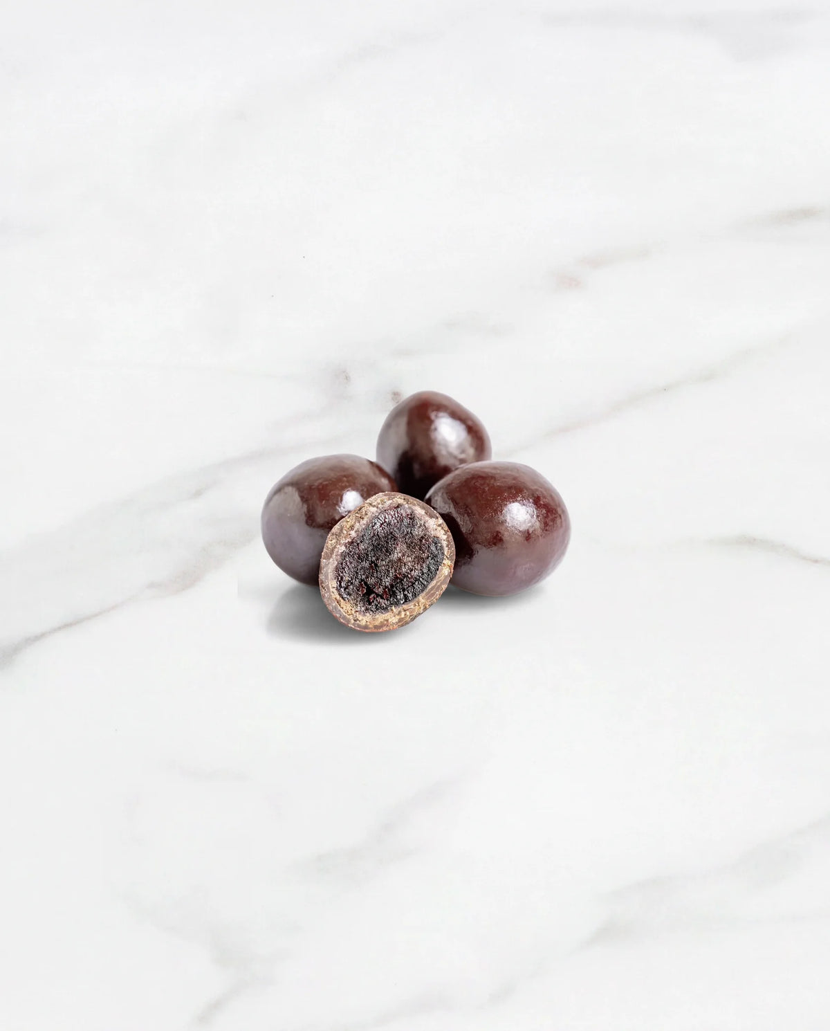 Amarena-kersen met pure chocolade