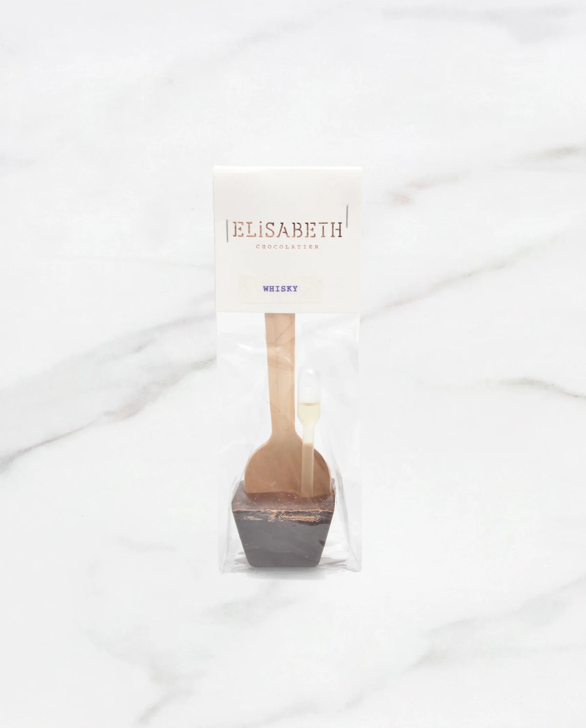 Chocospoon met whiskey