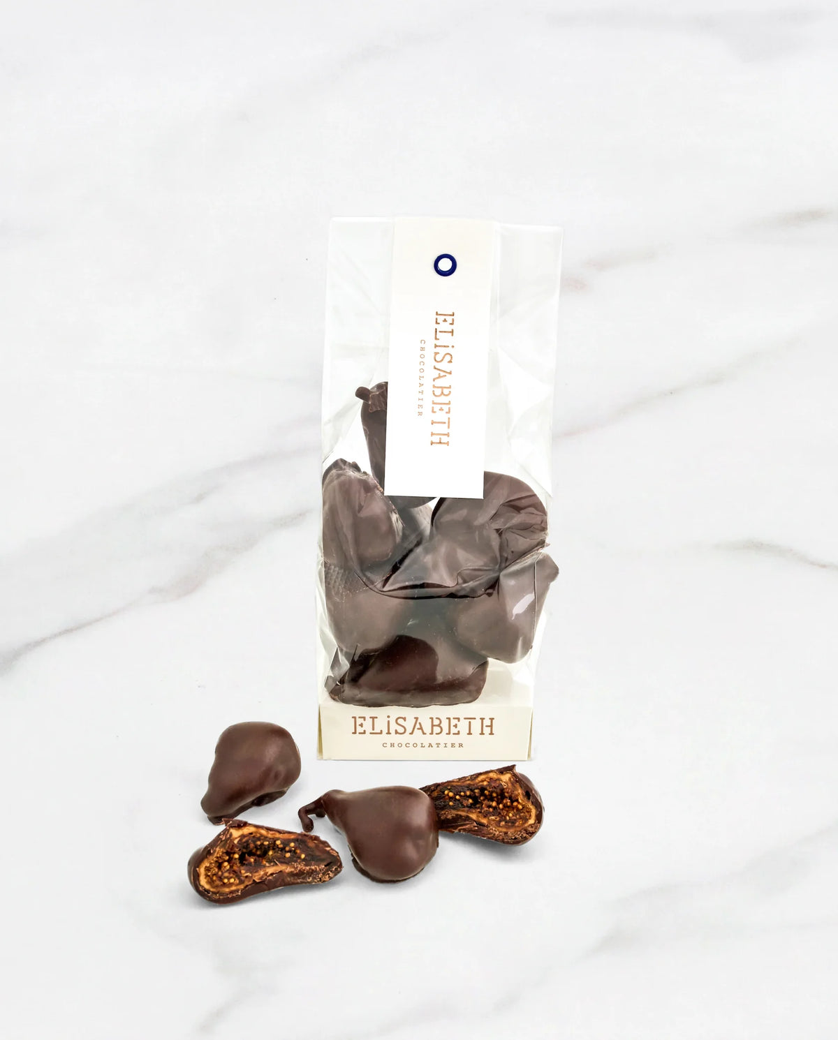 Vijgen met donkere chocolade