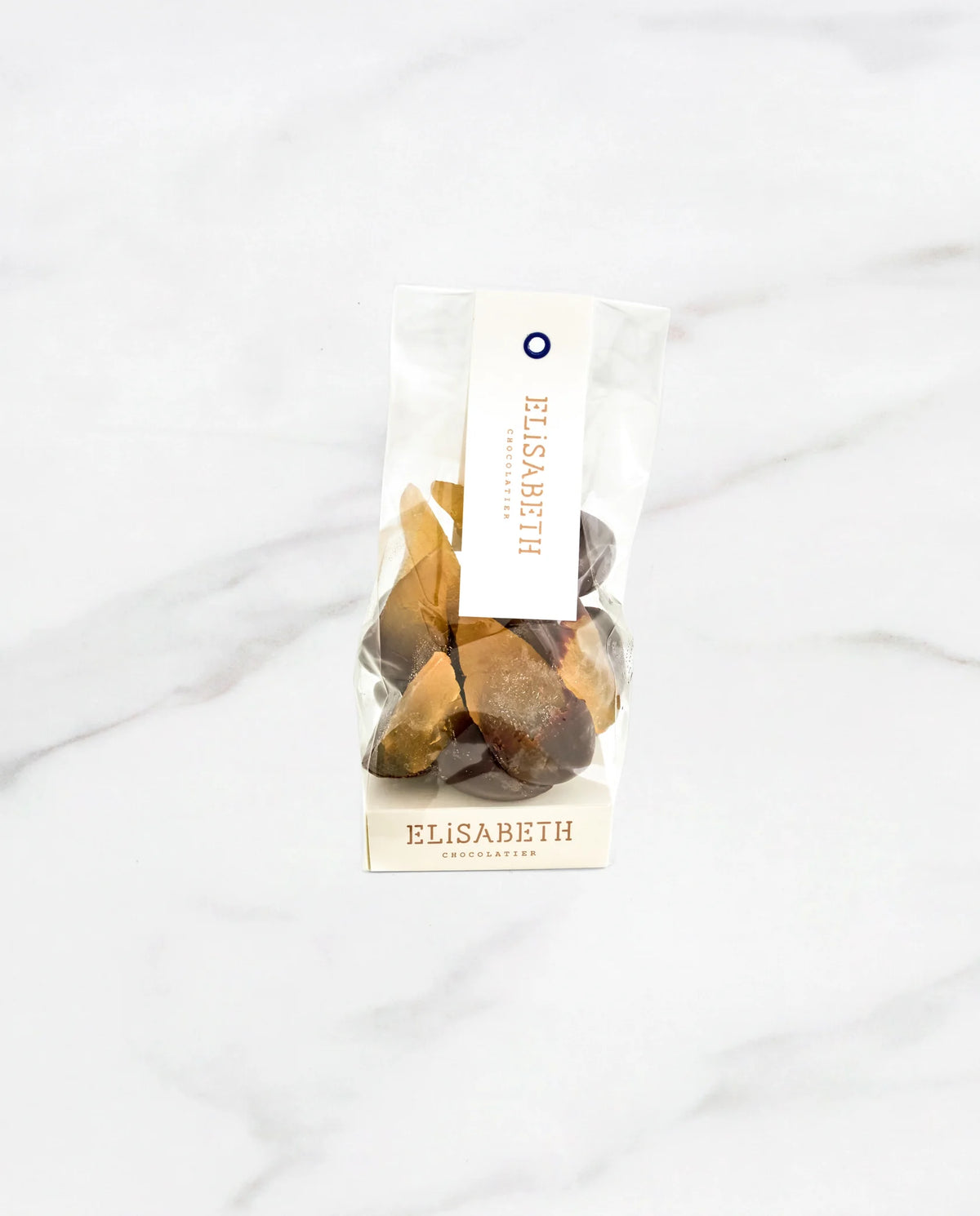 Peren met pure chocolade