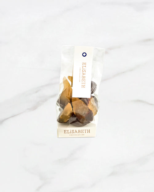 Peren met pure chocolade