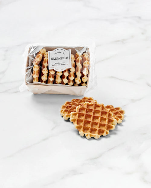 Krokante boterwafels met vanillesmaak
