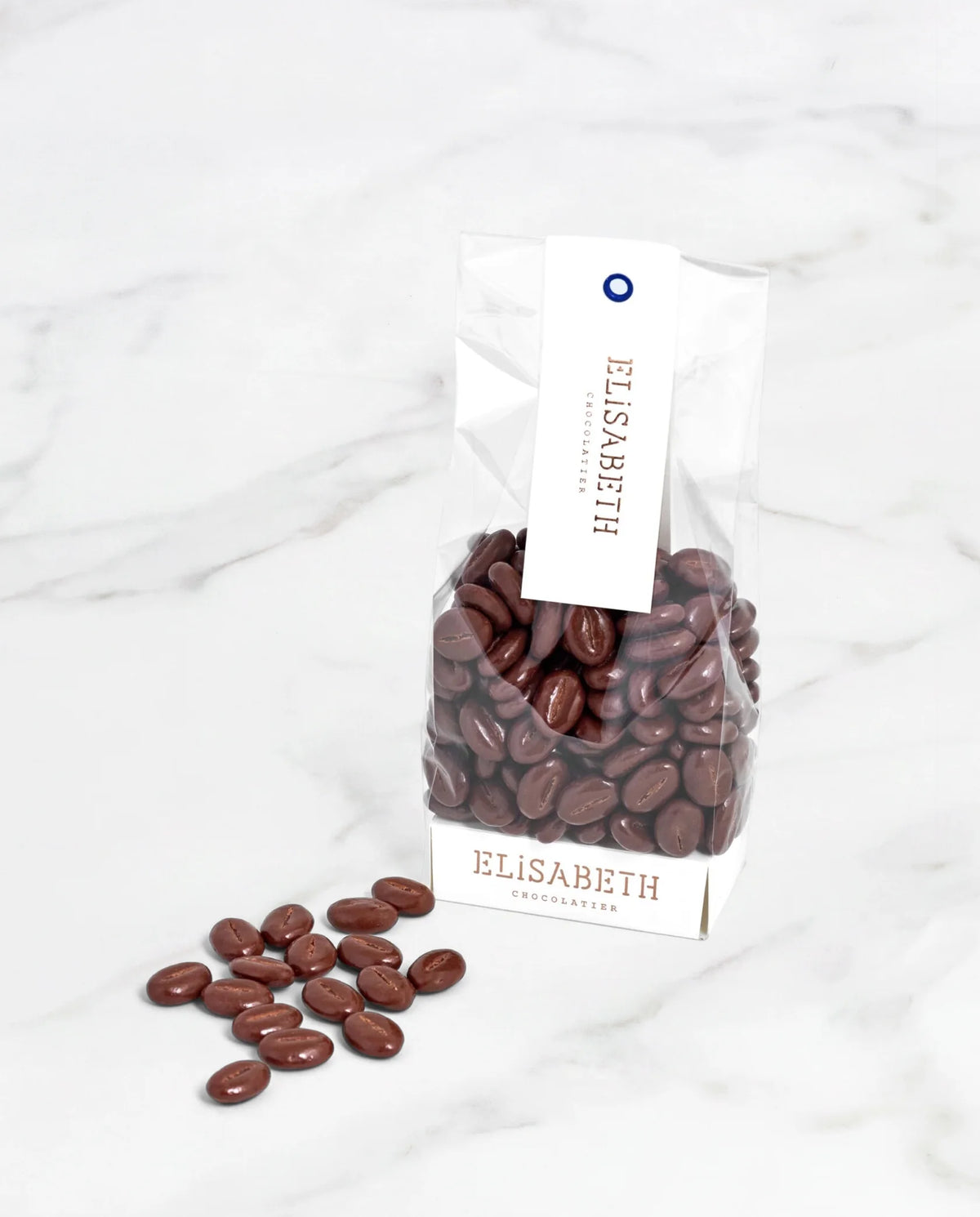 Melkchocolade koffieboontjes