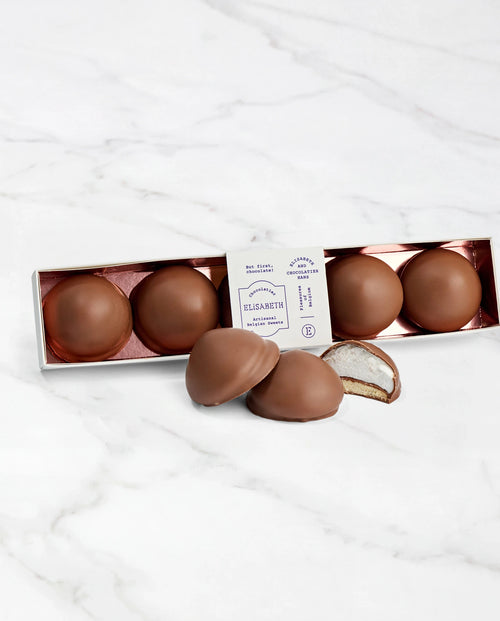 Artisanale melocakes met melkchocolade