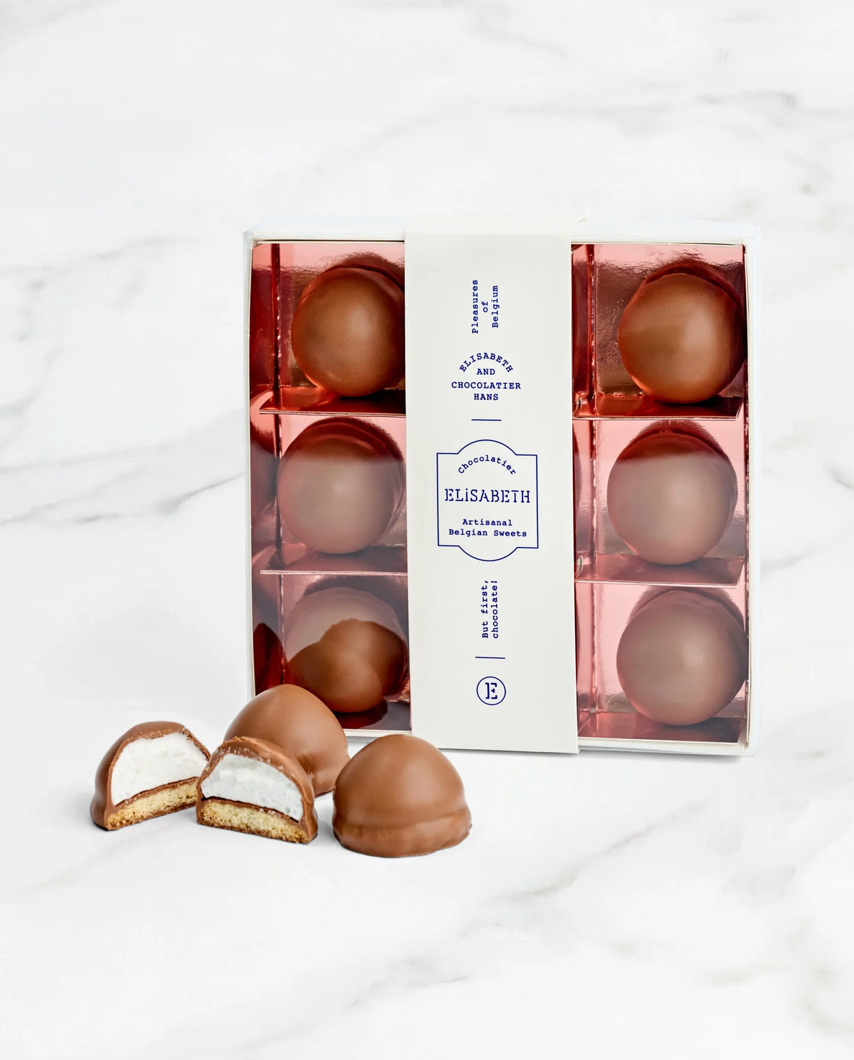Artisanale mini-melocakes met melkchocolade