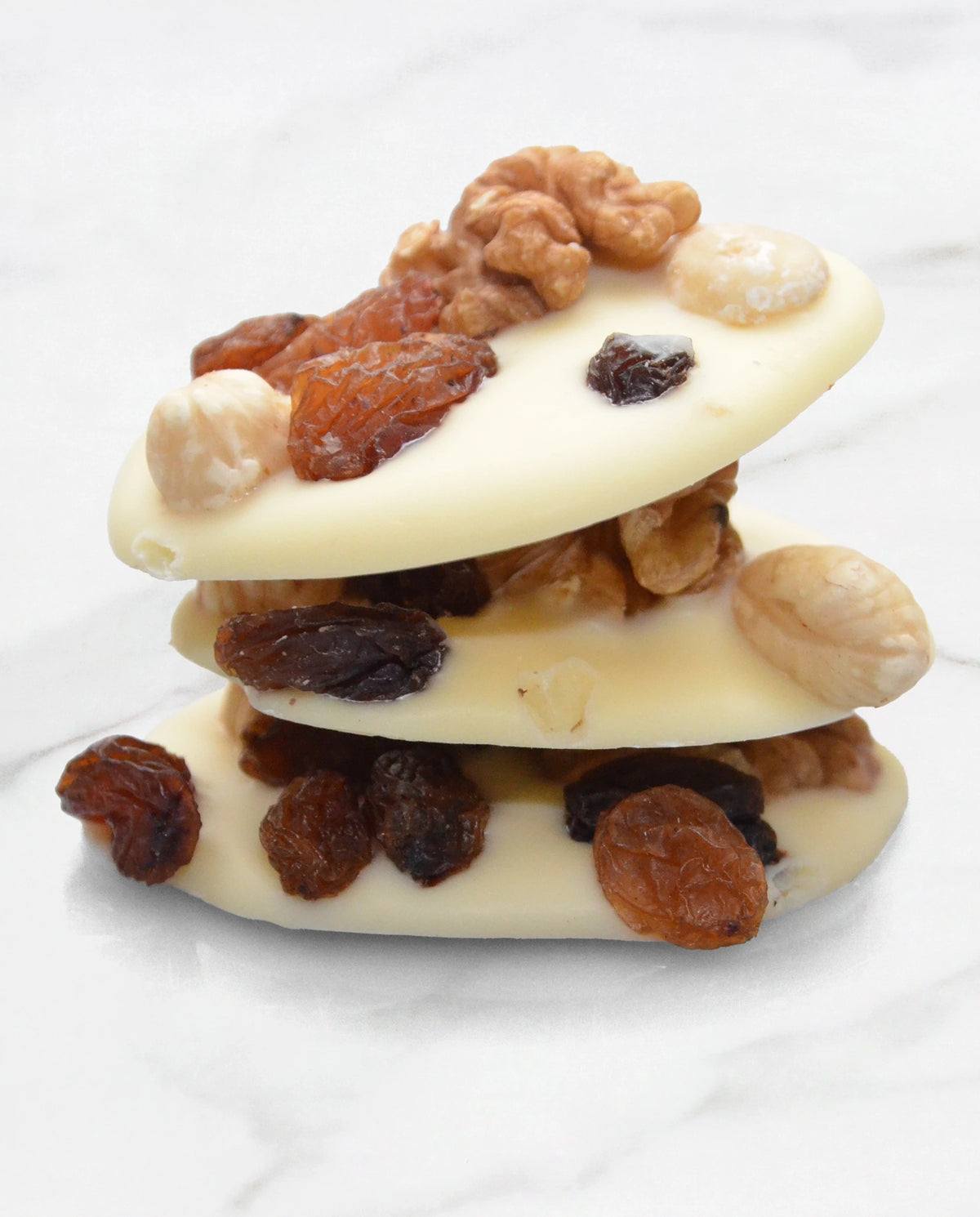 Studentenhaver met witte chocolade