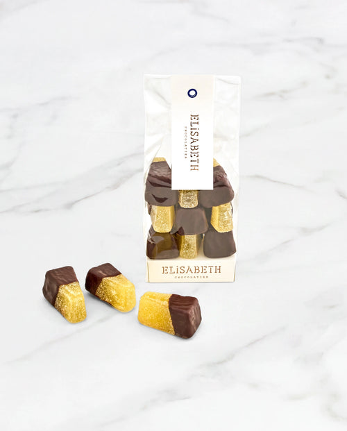Ananaspunten met chocolade