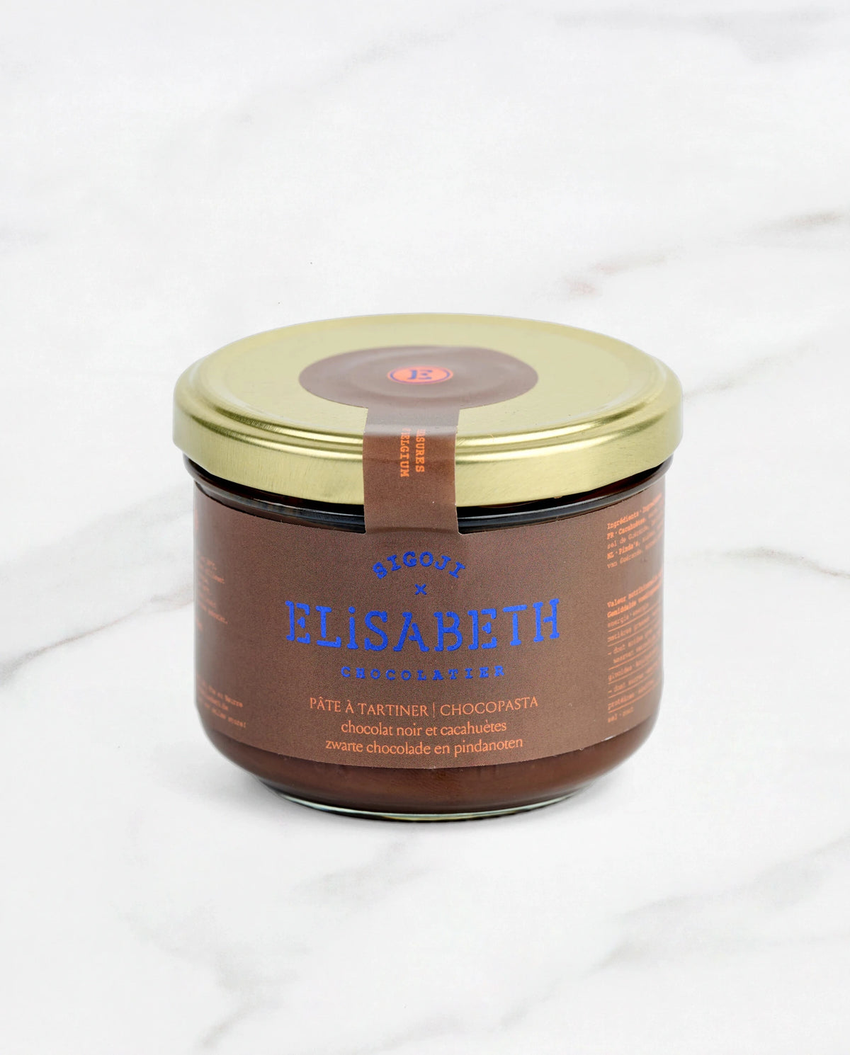 Pot chocopasta met donkere chocolade en pindanoten