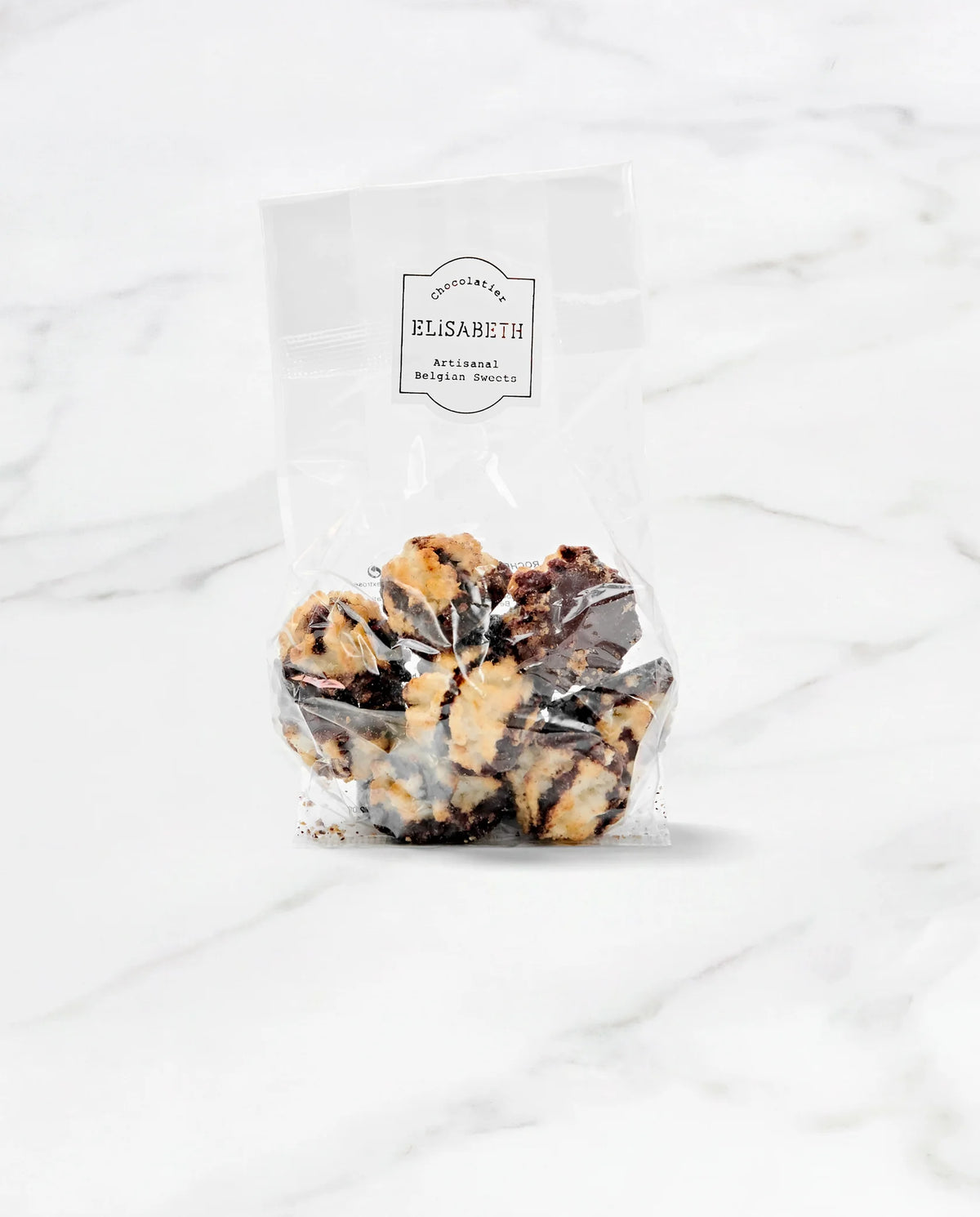 Coconut rocks with chocolate