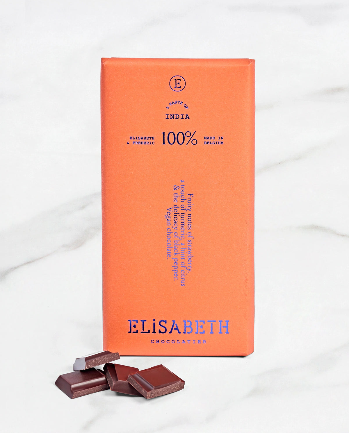 Single-origin donkere chocolade 100% India