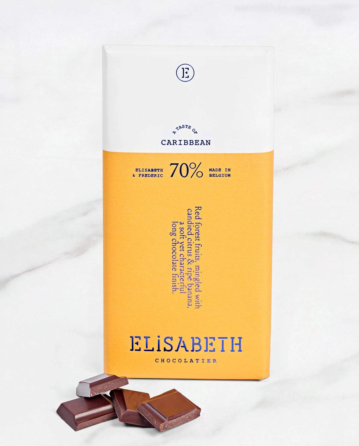 Single-origin donkere chocolade 70% Caraïben