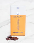 Single-origin dark chocolate 70% India