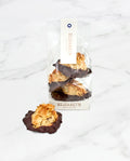 Florentine tartlets with dark chocolate, in a bag