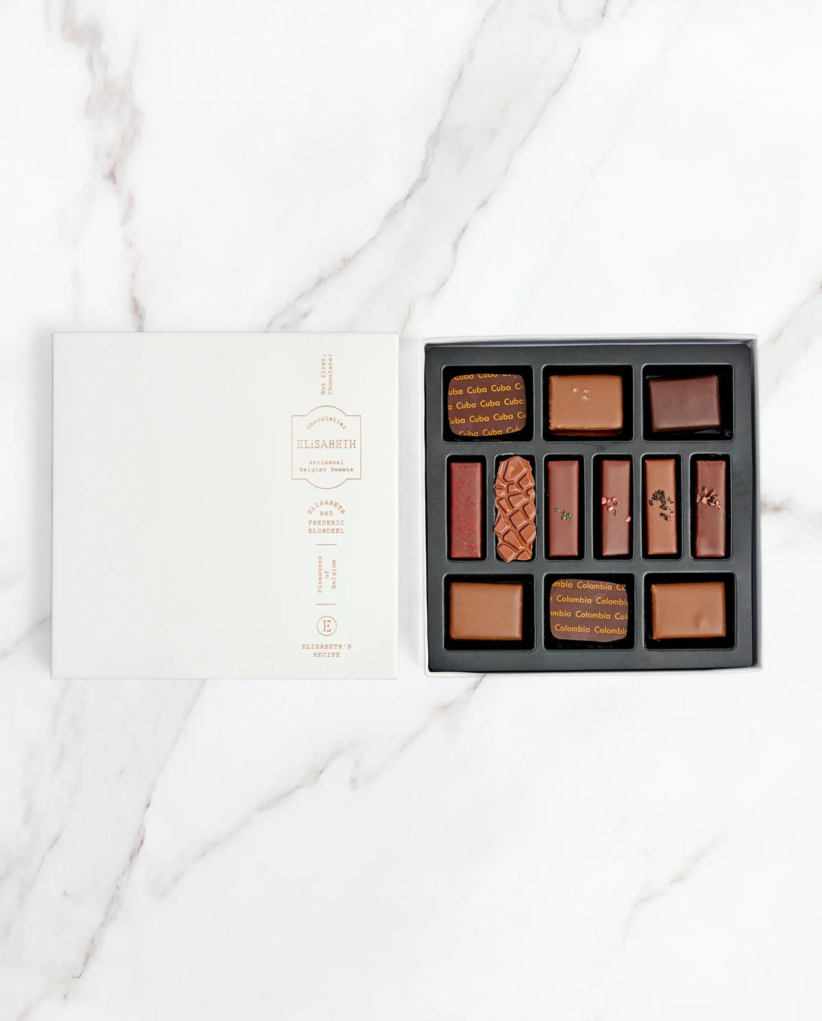 Tentations - geschenkdoos met 12 Belgische pralines