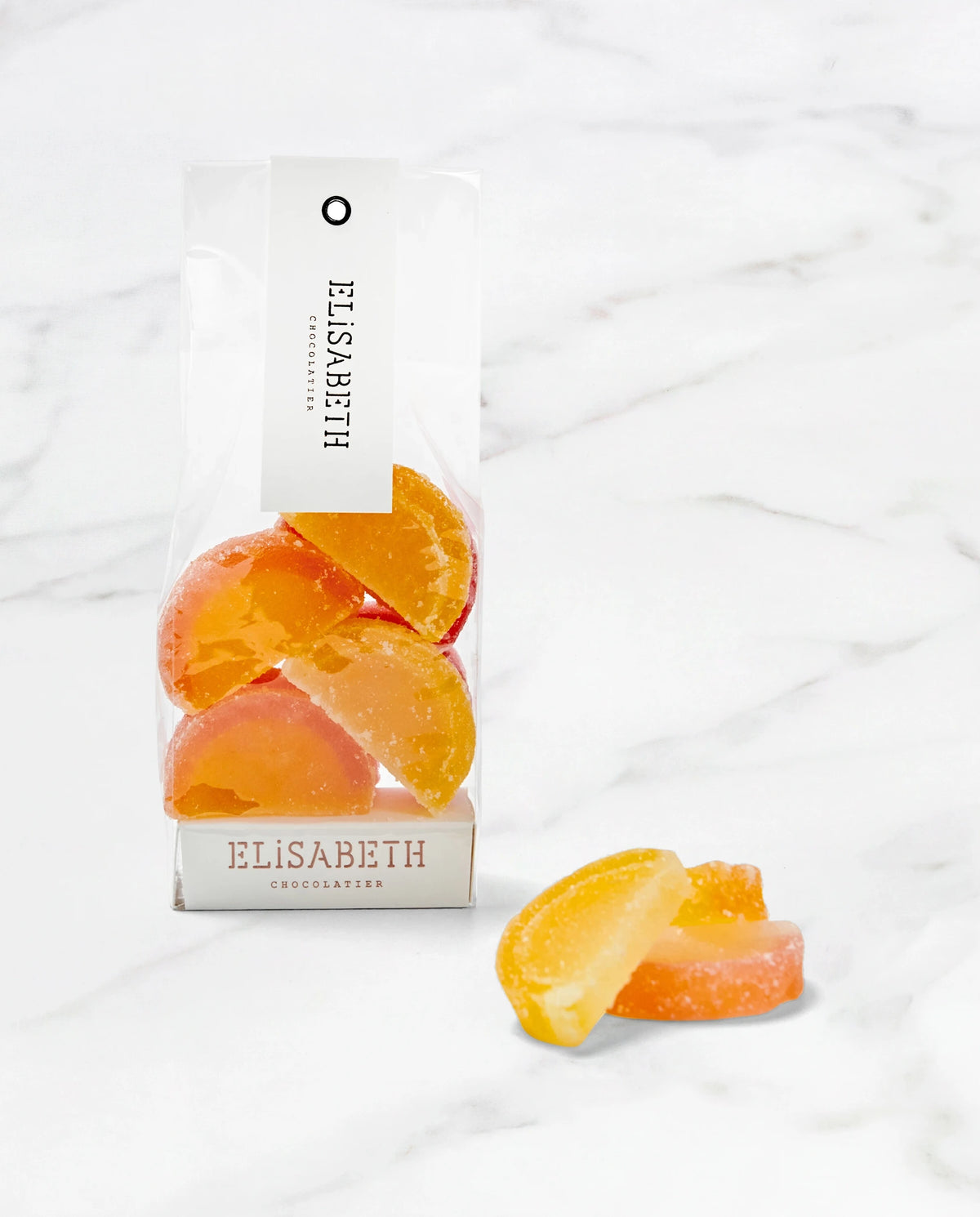 Fruit slices with agar-agar