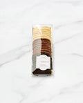 Chocolade tuiles met nougatine