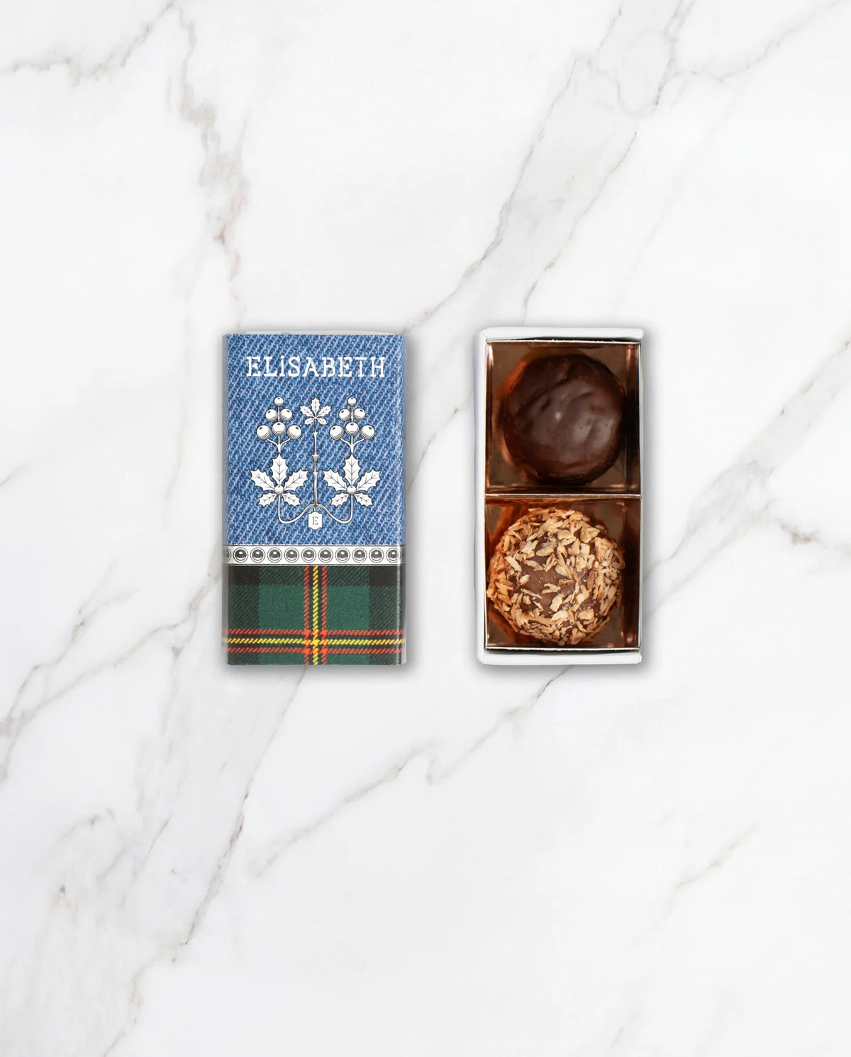 Truffle Duo - geschenkdoos met 2 chocoladetruffels