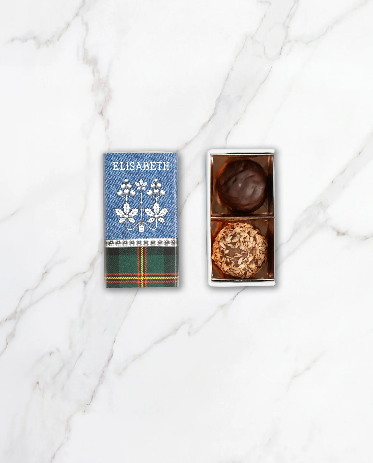 Truffle Duo - geschenkdoos met 2 chocoladetruffels